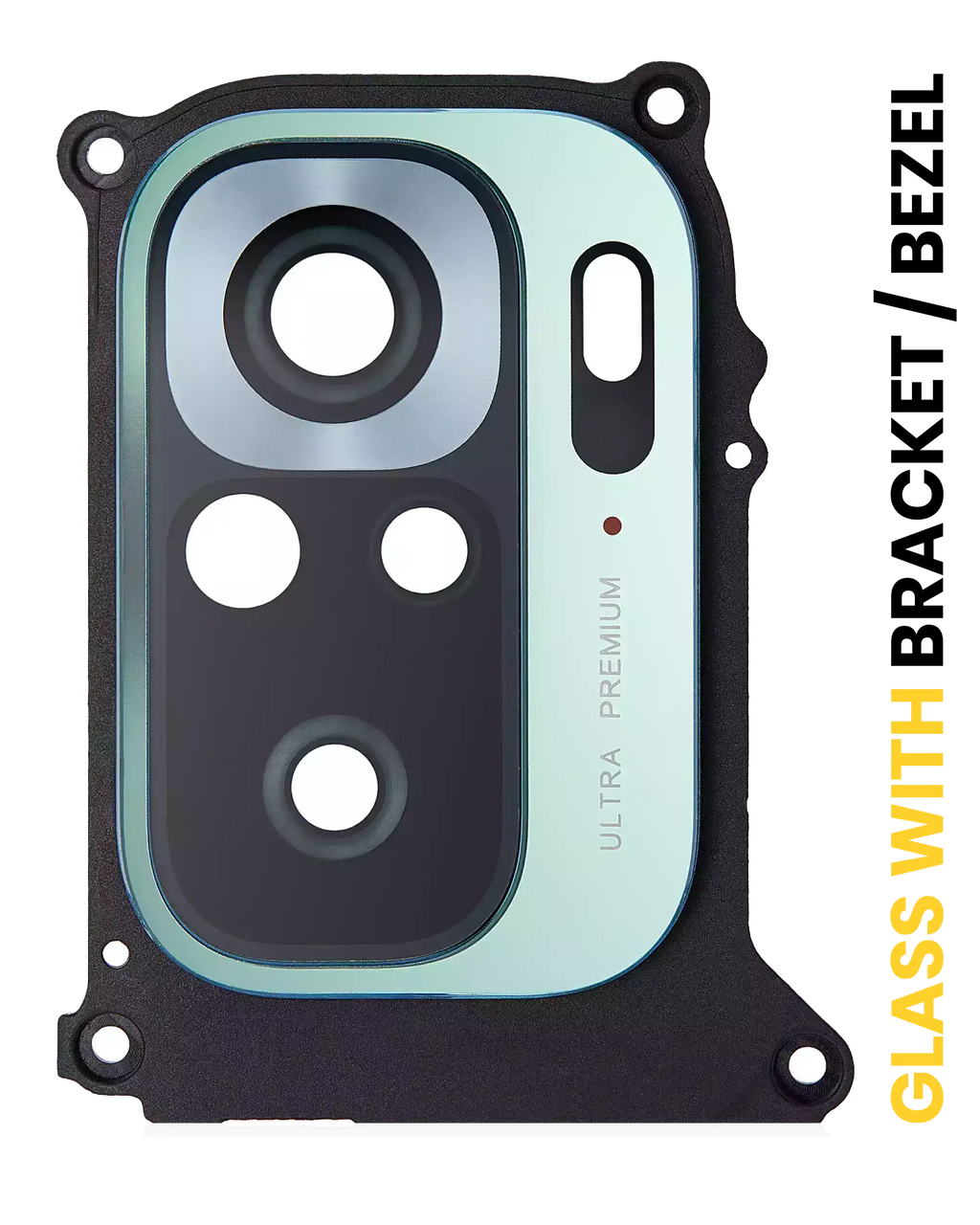 Rear Camera Lens with Holder/Bezel for Xiaomi Redmi Note 10S (Green)