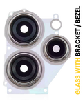 Rear Camera Lens with Holder/Decorative Frame for Xiaomi Redmi Note 12R (Blue)