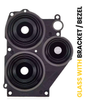 Kameralinse hinten mit Halterung / Rahmen für Xiaomi Redmi Note 12R (Schwarz)
