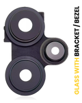 Rear Camera Lens with Holder / Aperture for Xiaomi Redmi Note 12 Turbo / Poco F5 (Black)