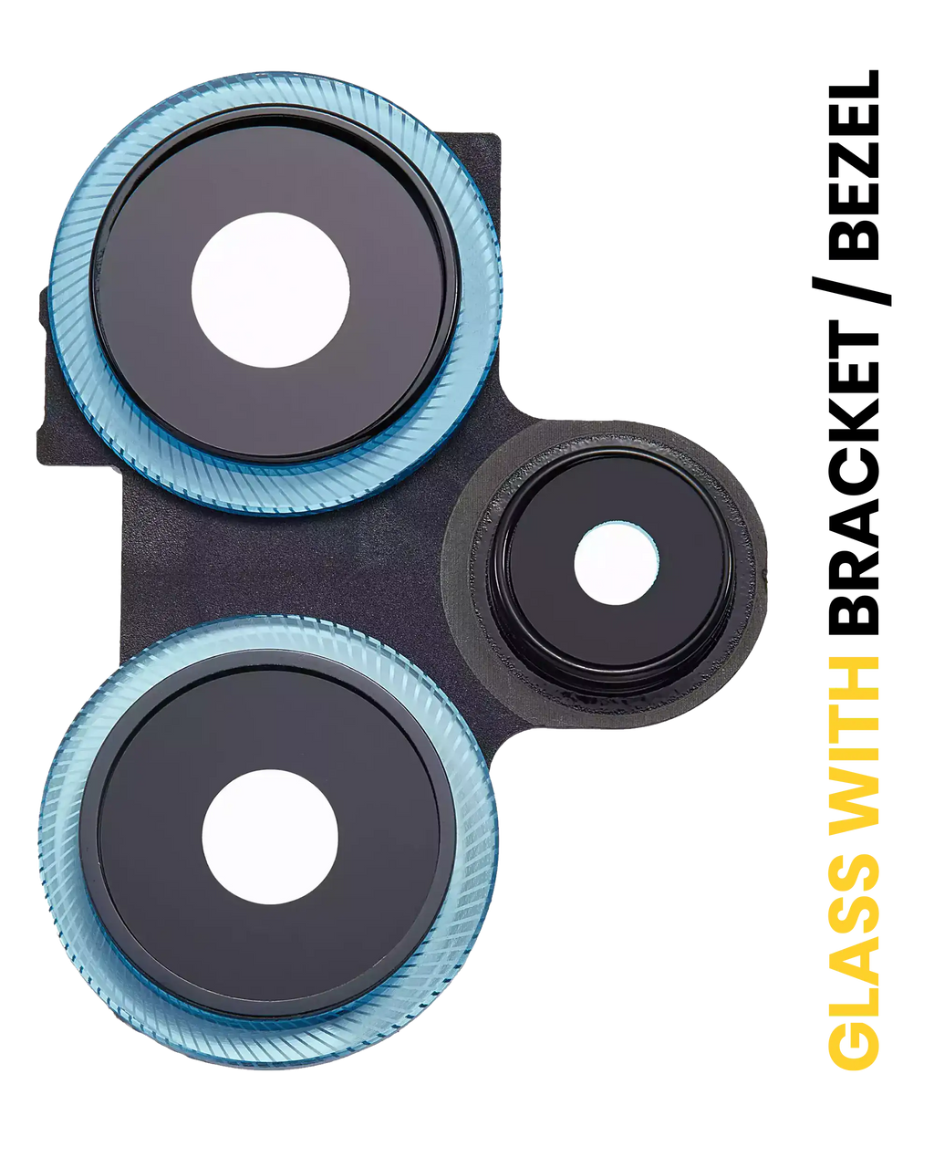 Kameralinse hinten mit Rahmen für Xiaomi Redmi Note 12 Turbo/Poco F5 blau