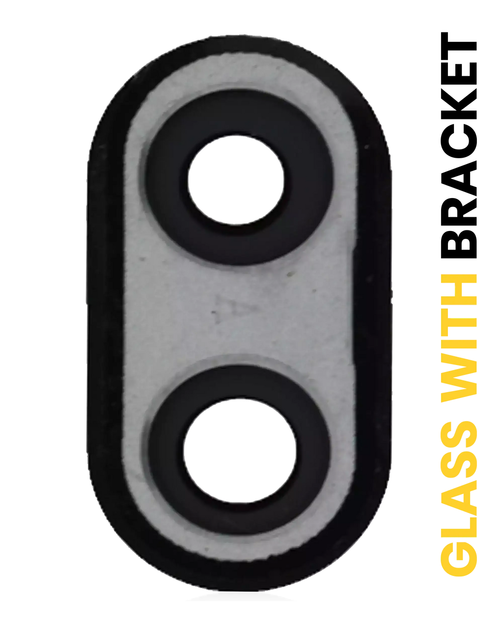 Kameralinse hinten mit Halterung für Huawei Mate 10 Lite (Schwarz)