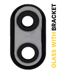 Kameralinse hinten mit Halterung für Huawei Mate 10 Lite (Schwarz)