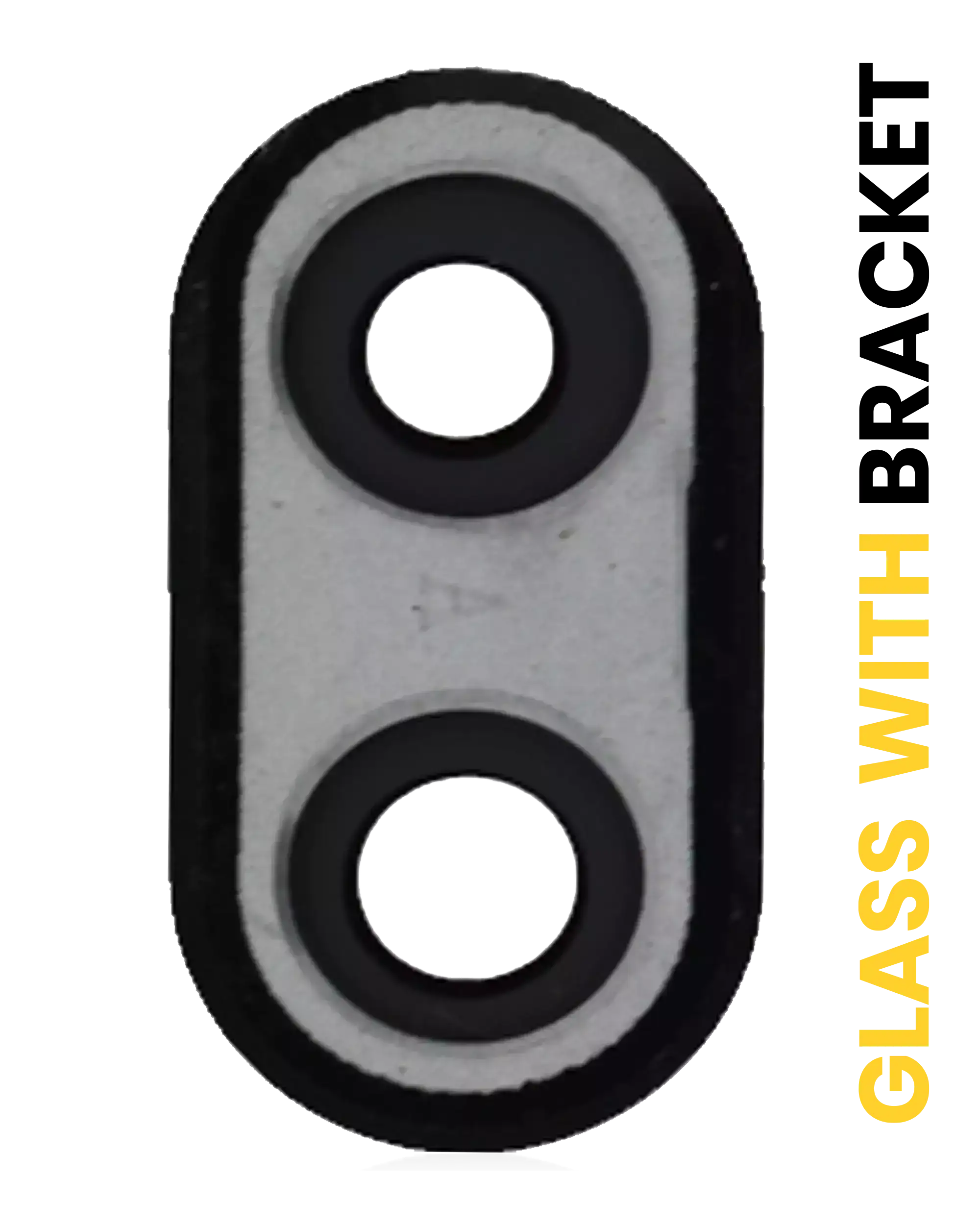 Kameralinse hinten mit Halterung für Huawei Mate 10 Lite (Schwarz)