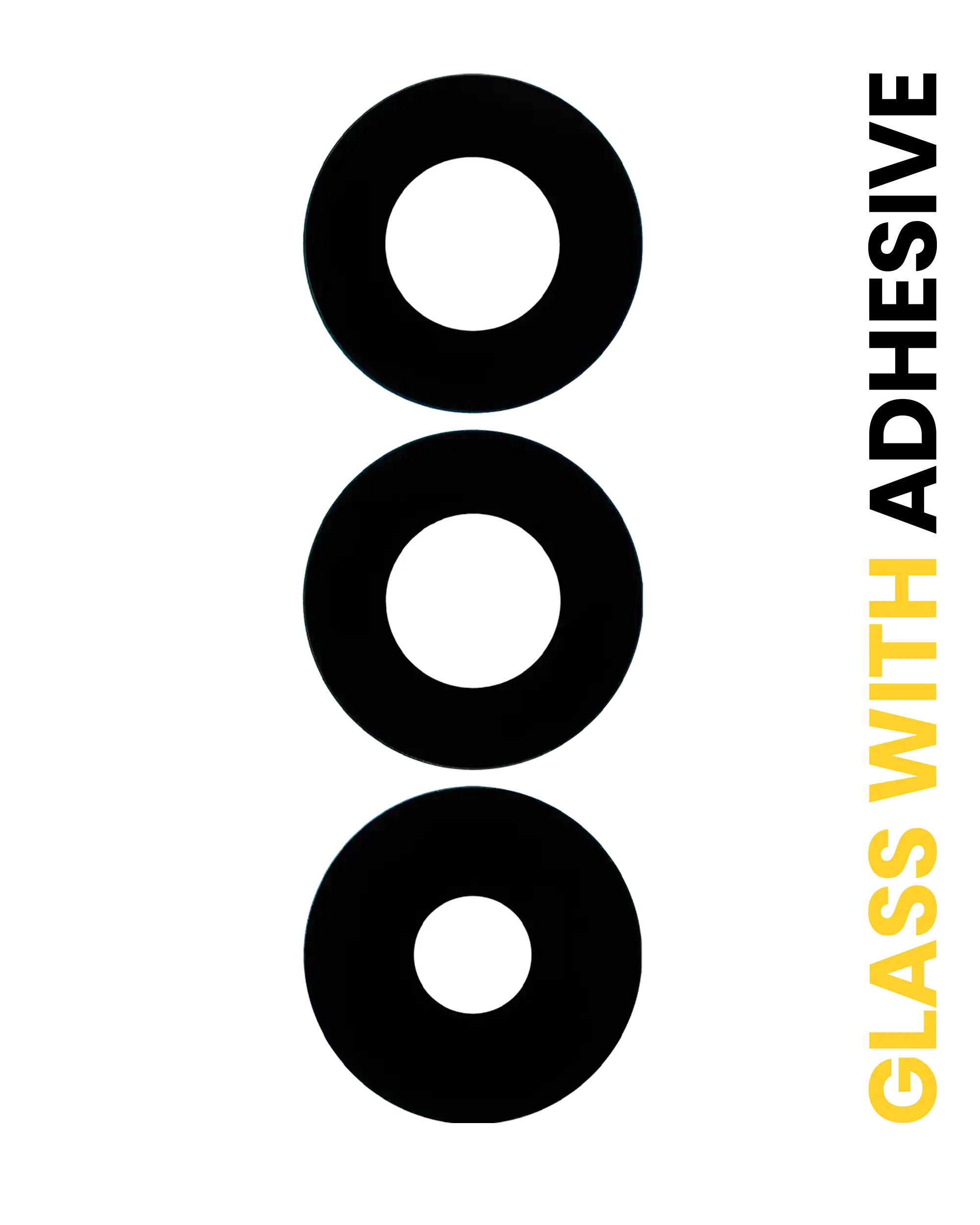 Rear Camera Lens (Glass Only) with Adhesive for Samsung Galaxy A25 5G (A256 / 2023) (3-Pack)