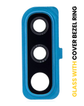Rear Camera Lens with Bezel Ring and Cover for Samsung Galaxy A50 (A505 / 2019) - Blue