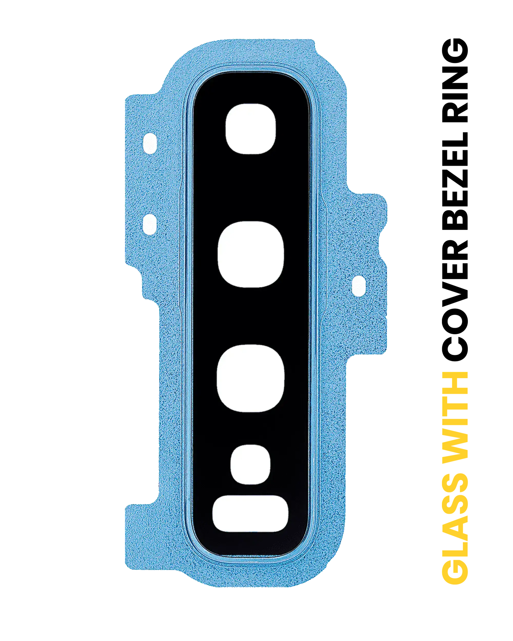 Kameralinse hinten mit Abdeckung Rahmen Samsung S10 Plus Prism Blue