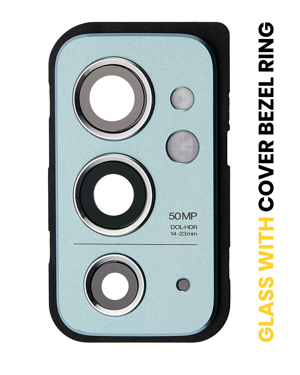 Rear Camera Lens with Cover and Frame for OnePlus 9RT 5G (Blue)