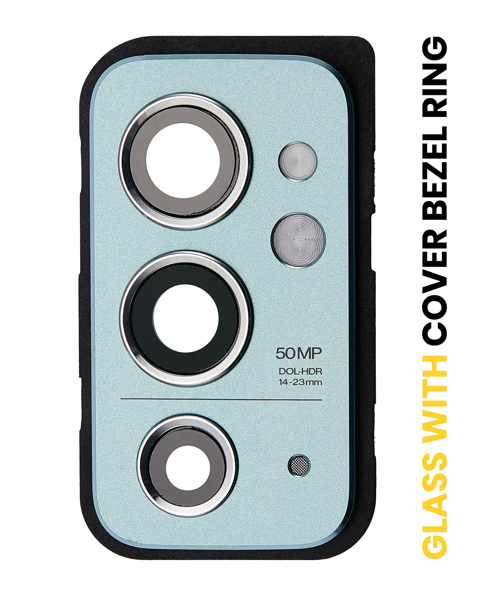 Rear Camera Lens with Cover and Frame for OnePlus 9RT 5G (Blue)