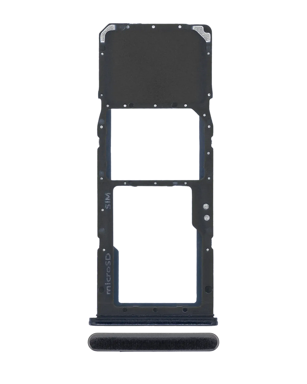 Single SIM Card Tray for Samsung Galaxy A70 (A705 / 2019) (Black)