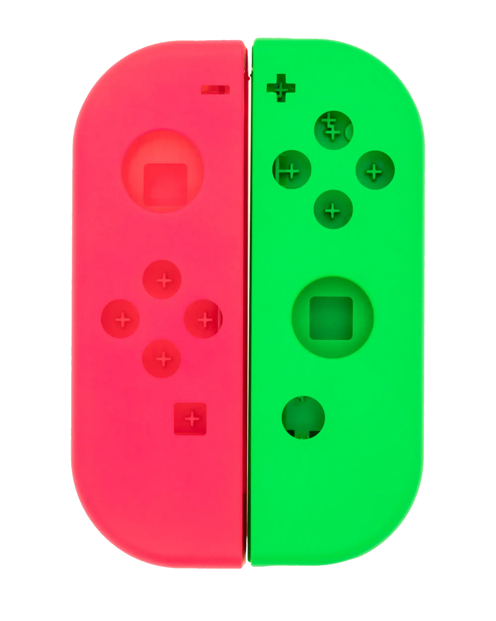 Gehäuseschale für Nintendo Switch Joy-Con-Controller (Grün / Pink)