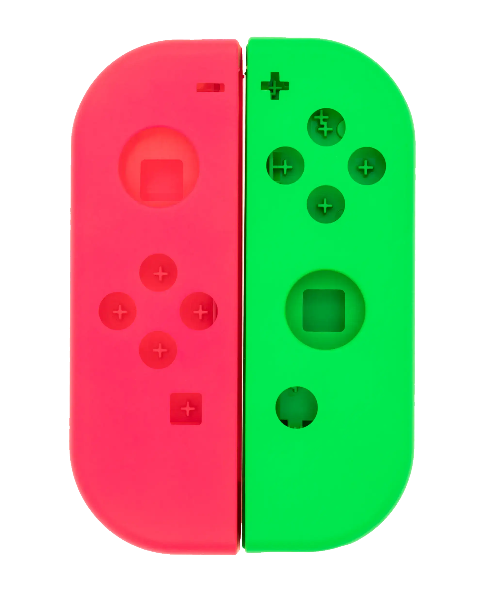 Gehäuseschale für Nintendo Switch Joy-Con-Controller (Grün / Pink)