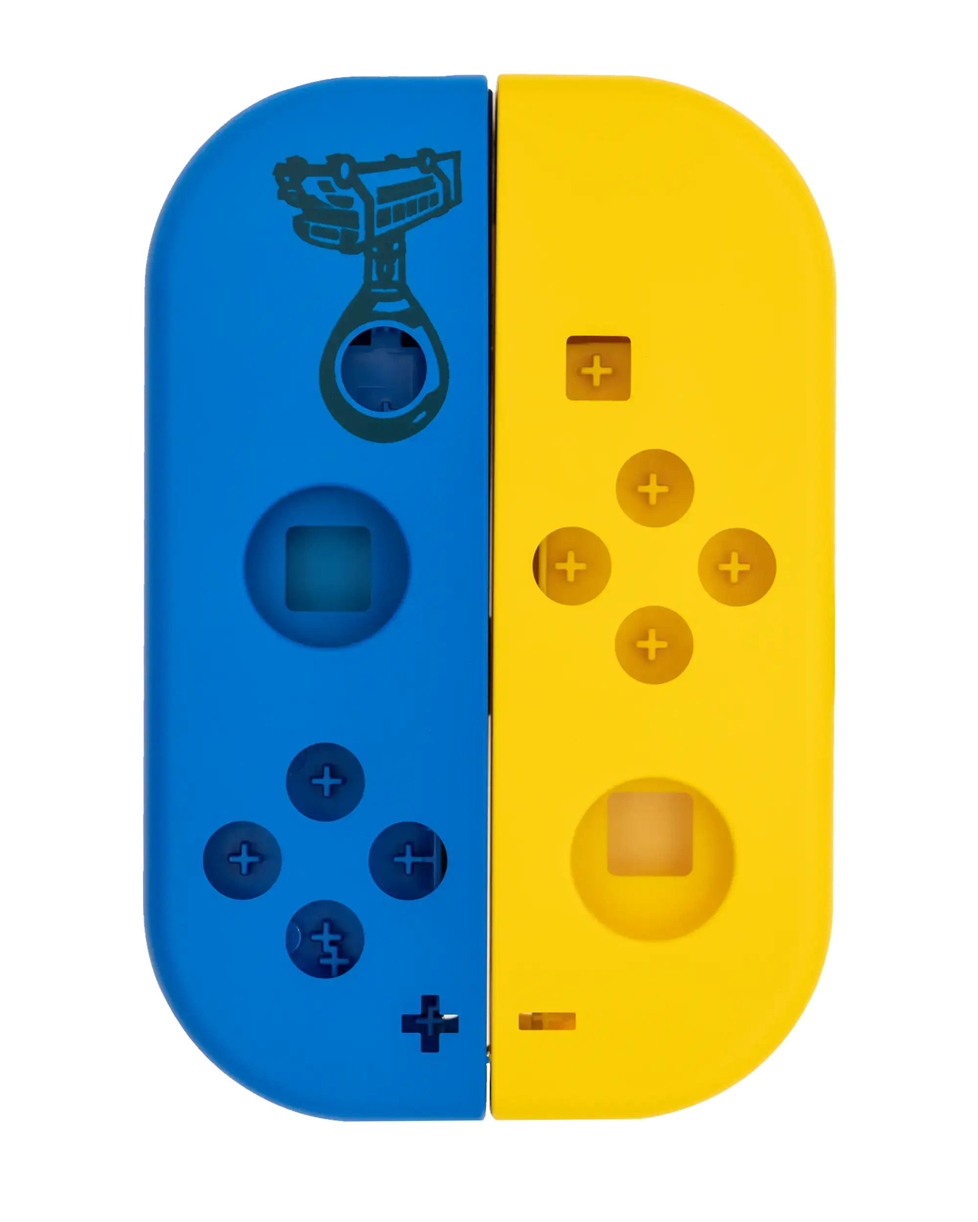 Gehäuseschale für Nintendo Switch Joy-Con Controller (Gelb / Blau)