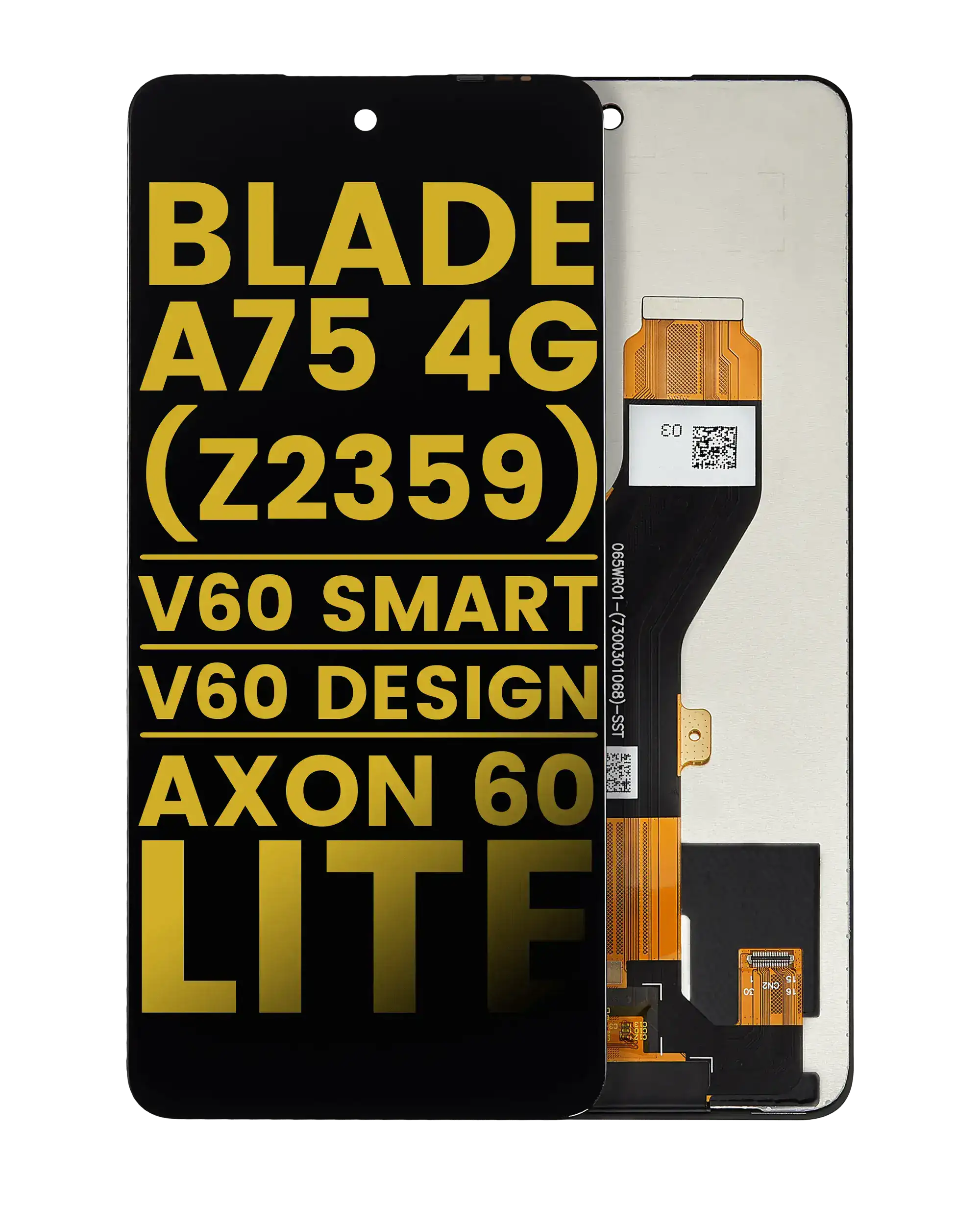 LCD-Display ohne Rahmen für ZTE Blade A75 & V60 Design Refurbished Alle Farben