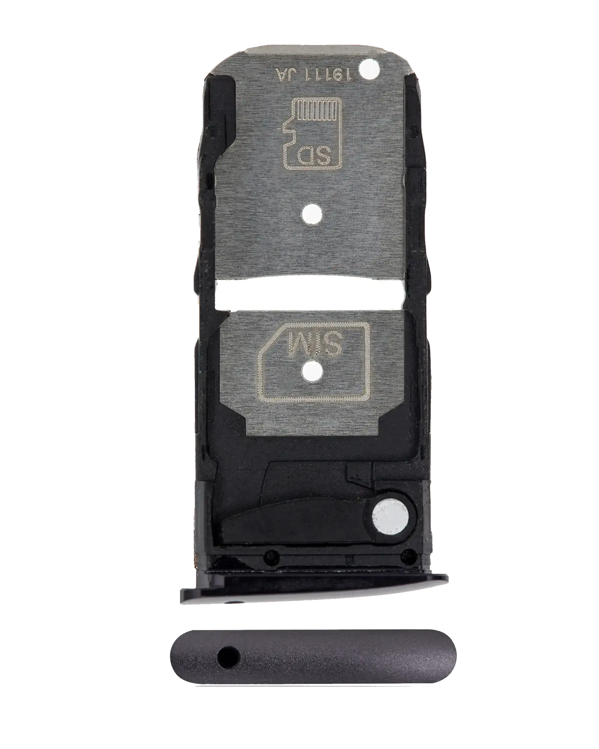 Single SIM-Kartenfach für Motorola Moto Z4 (XT1980 / 2019) (Schwarz)