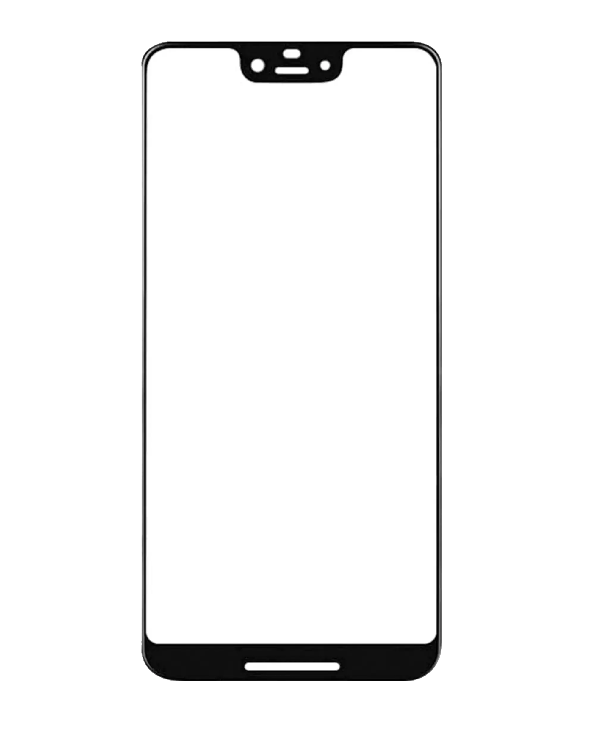 Front Glass for Google Pixel 3 XL (Black)