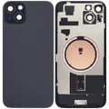 Back Cover with MagSafe Magnet for iPhone 15 Plus (Aftermarket) (Black) (No Logo)
