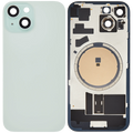 Back Cover with MagSafe Magnet for iPhone 15 (Aftermarket) (Green) (without Logo)