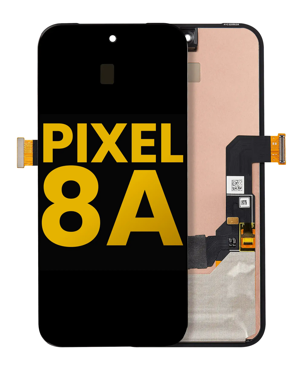 OLED Display without Frame (with Fingerprint Sensor) for Google Pixel 8A (Refurbished) (All Colors)