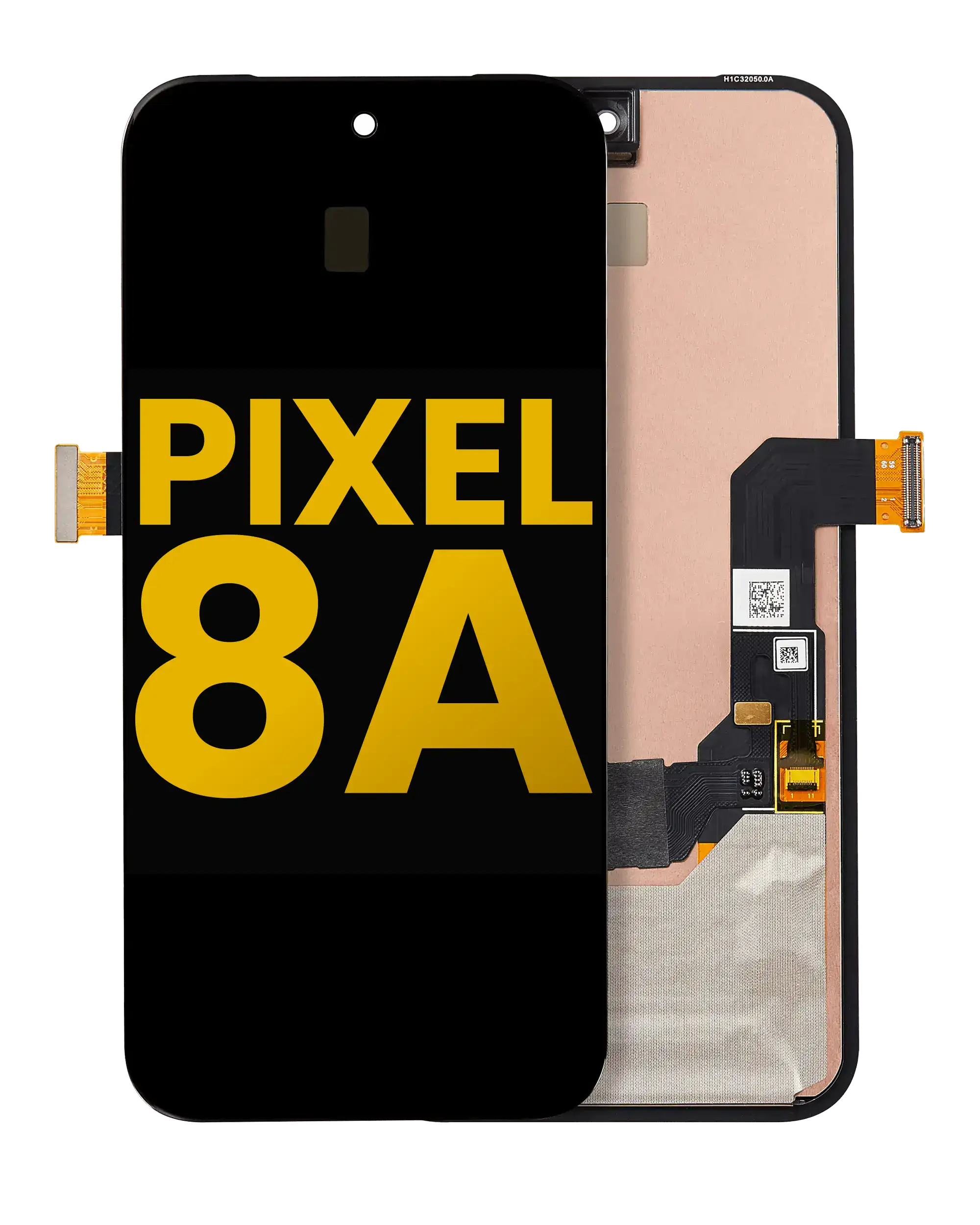 OLED Display without Frame (with Fingerprint Sensor) for Google Pixel 8A (Refurbished) (All Colors)