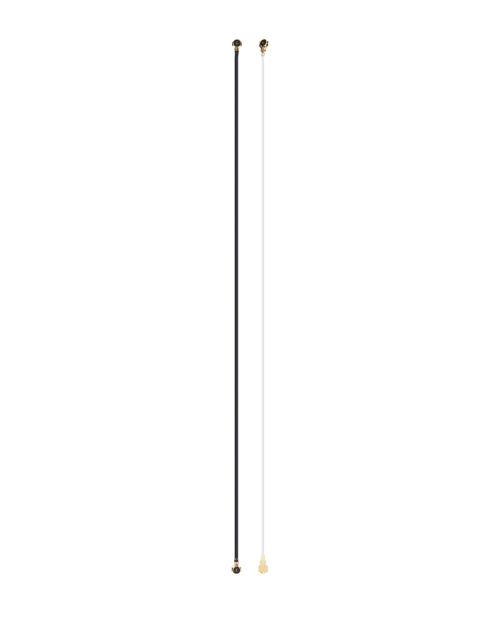 Antenna Cable for Motorola Moto G Power (XT2041-4 / XT2041-6 / XT2041-7 / XT2041DL / 2020) (Set of 2) (Black: 11.1 cm, White: 10.4 cm)