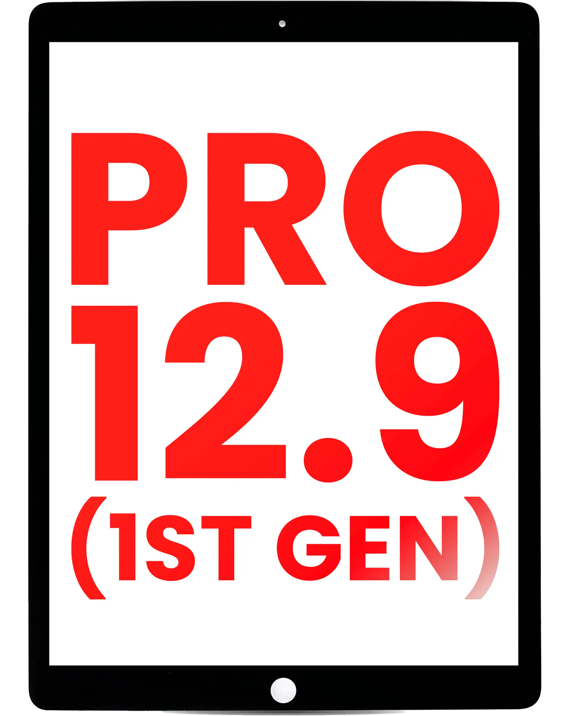 Digitizer iPad Pro 12.9" 1.Gen Schwarz Aftermarket Plus Glas trennen