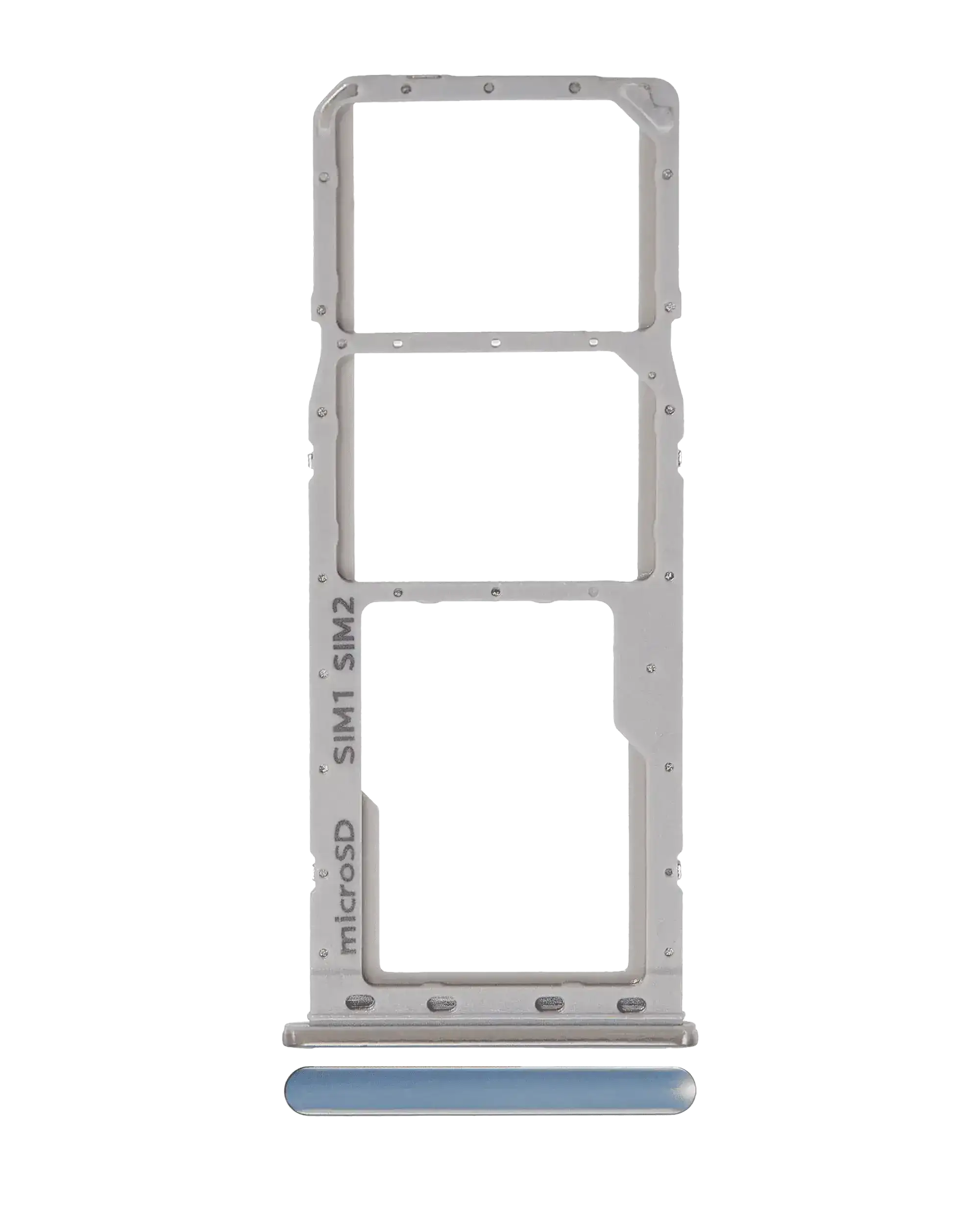Dual-SIM-Kartenfach für Samsung Galaxy A20/A30/A50 silber