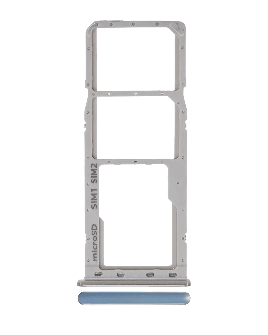 Dual-SIM-Kartenfach für Samsung Galaxy A20/A30/A50 silber