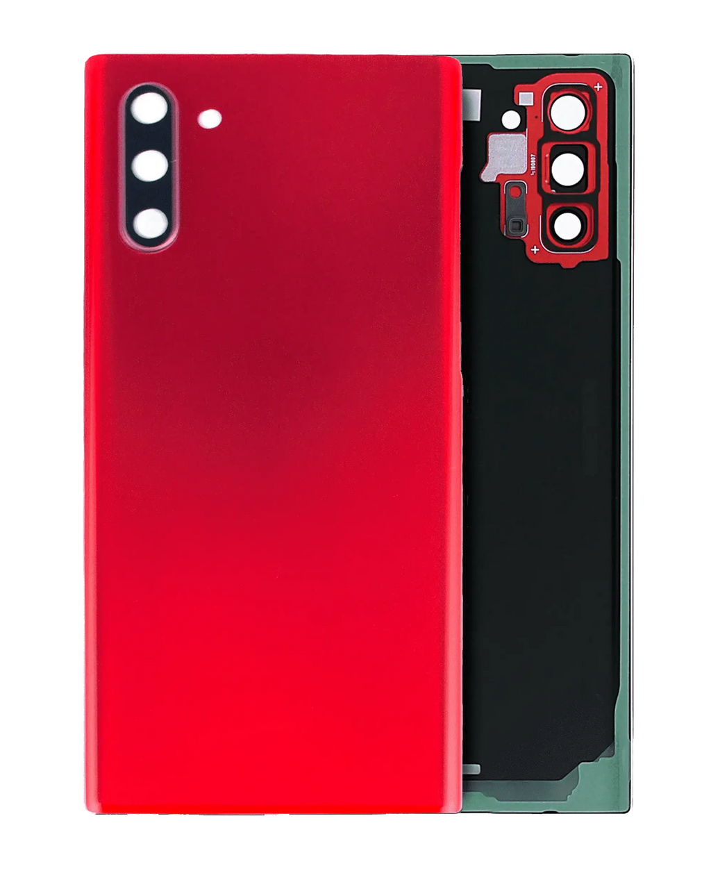 Backcover mit Kameralinse für Samsung Galaxy Note 10 (Service Pack) (Aura Red)