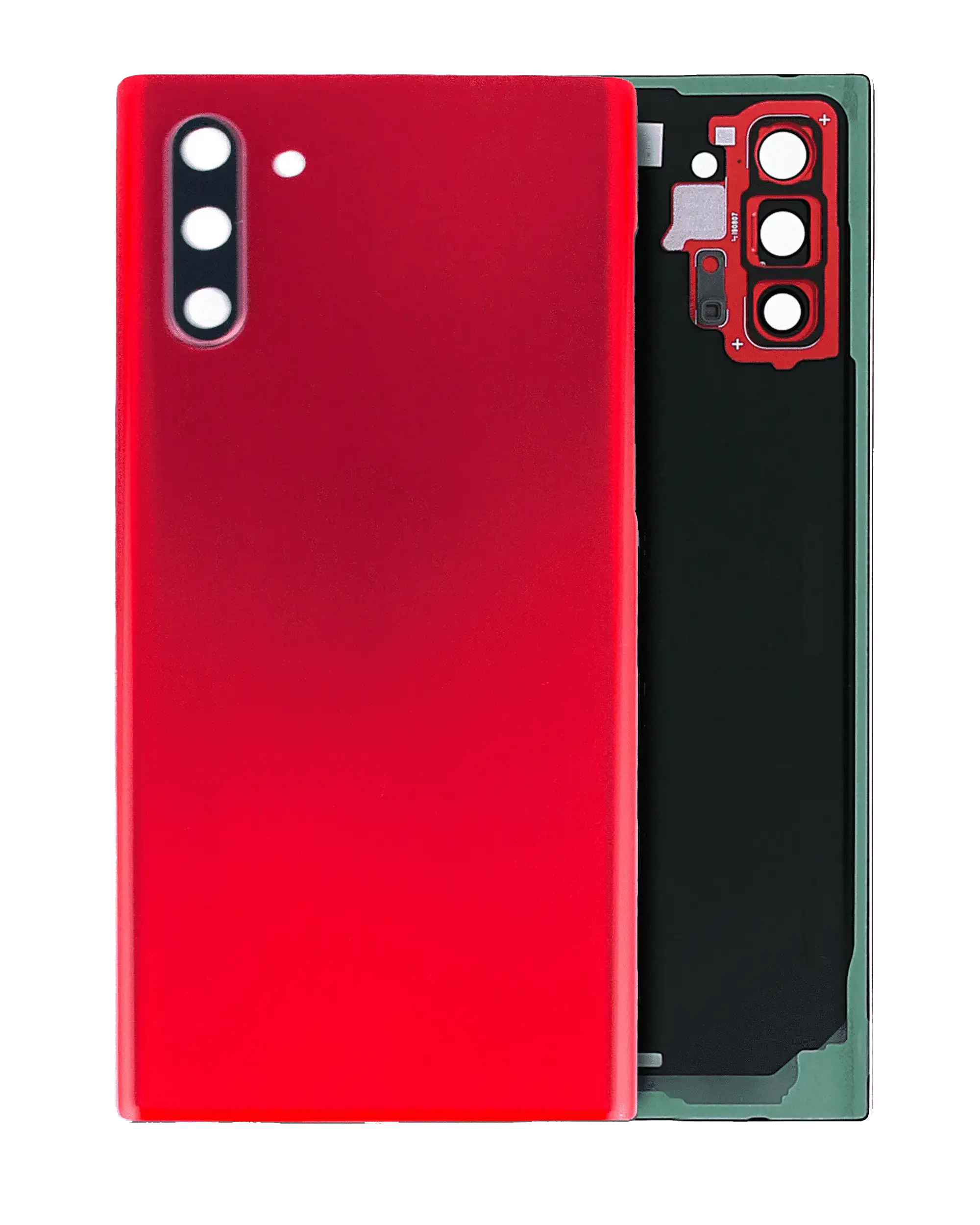 Backcover mit Kameralinse für Samsung Galaxy Note 10 (Service Pack) (Aura Red)