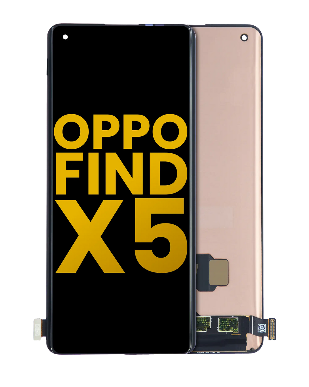 OLED-Display ohne Rahmen für OPPO Find X5 (Refurbished) (Alle Farben)