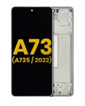 OLED Display with Frame for Samsung Galaxy A73 (A735 / 2022) (Refurbished) (Mint)