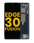 OLED Display with Frame for Motorola Edge 30 Fusion (XT2243 / 2022) (Refurbished) (Cosmic Gray)