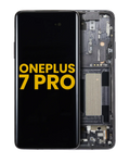 OLED Display with Frame for OnePlus 7 Pro (Refurbished) (Mirror Gray)