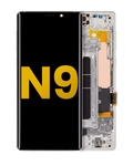 OLED Display with Frame for Samsung Galaxy Note 9 (Refurbished) (Cloud Silver)