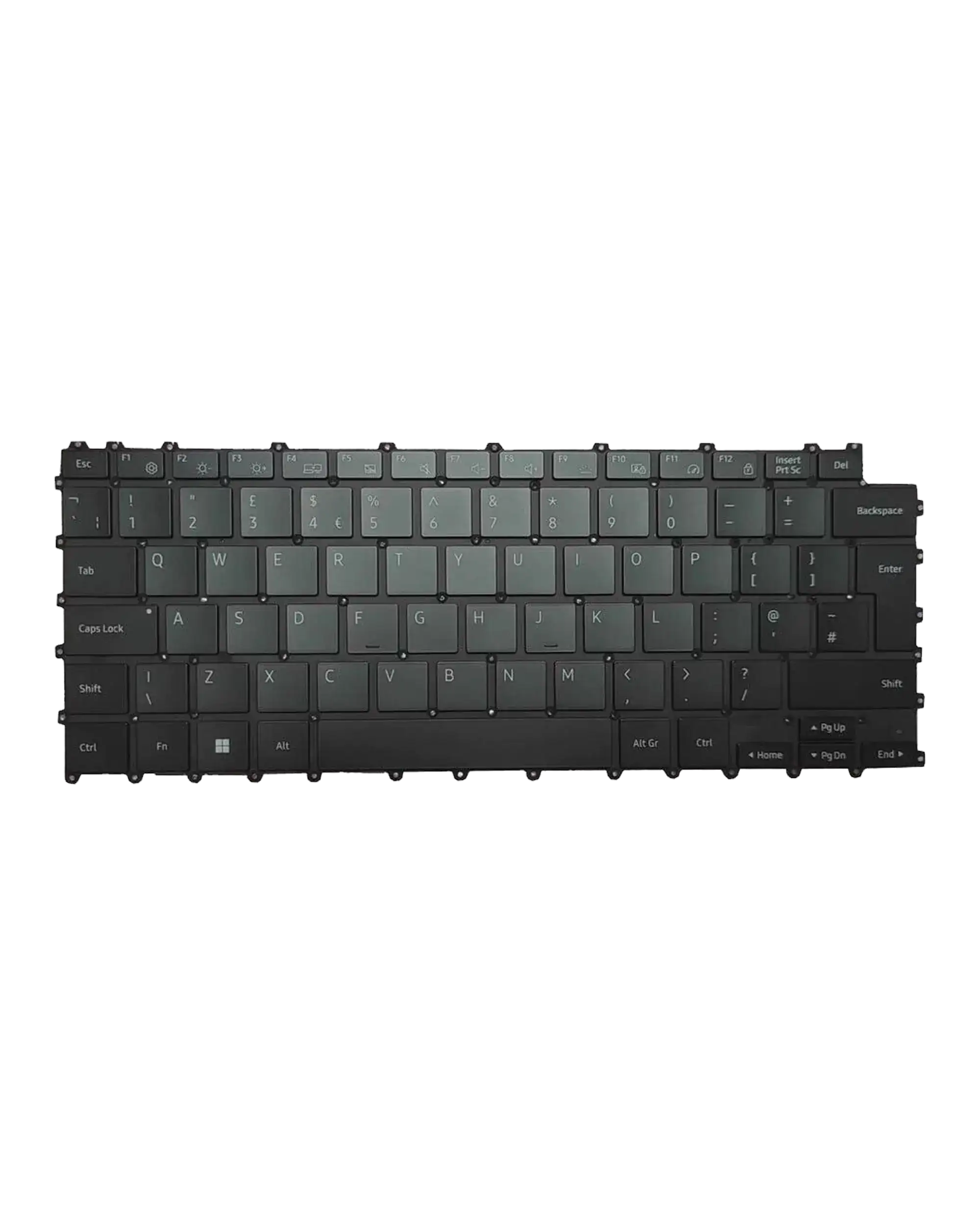 Tastaturbaugruppe für Samsung Galaxy Book 2 (SM-W737) (Service Pack) (Grau)