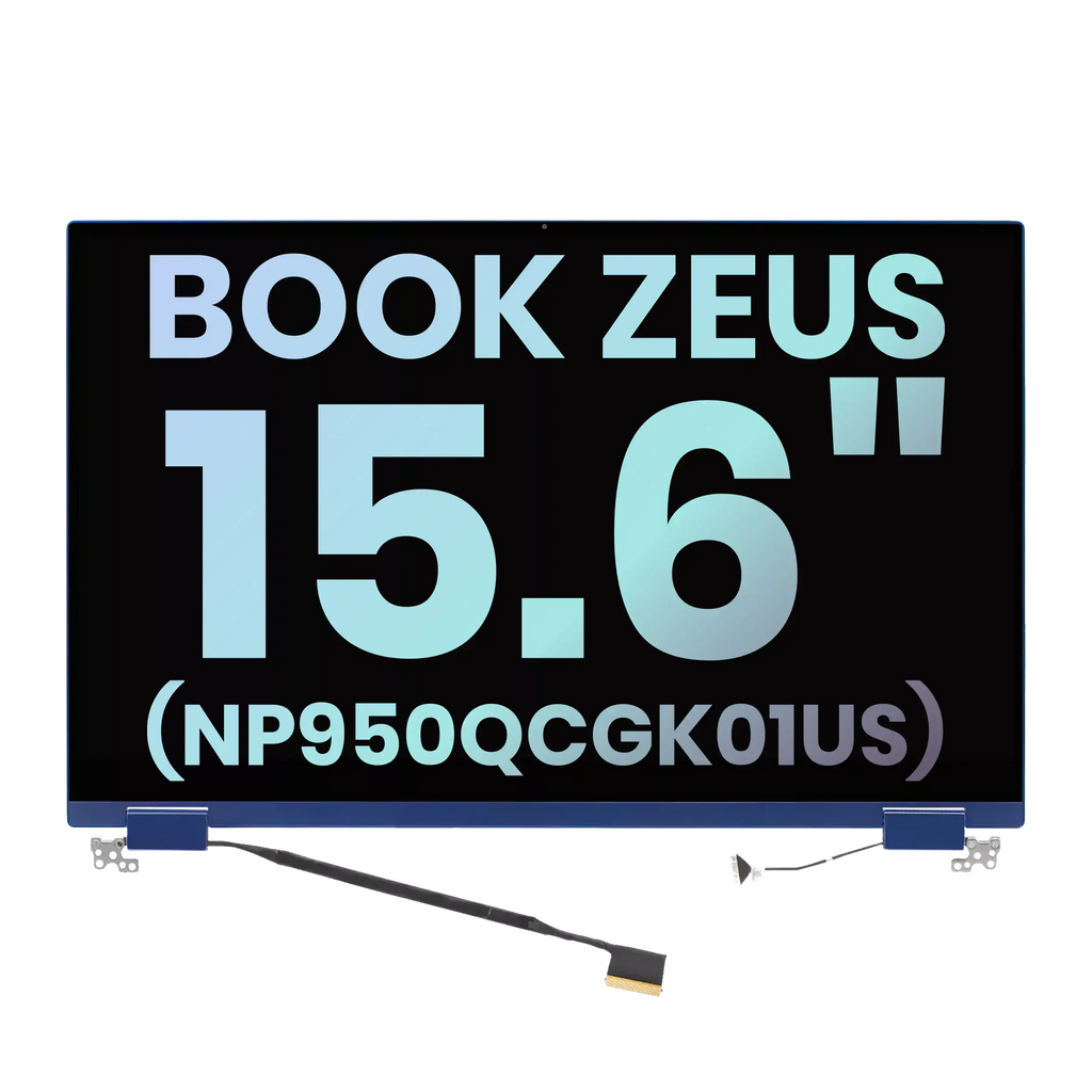 LCD Display with Touchscreen for Samsung Galaxy Book Zeus 15.6" (NP950QCGK01US) Service Pack Subins-Blue