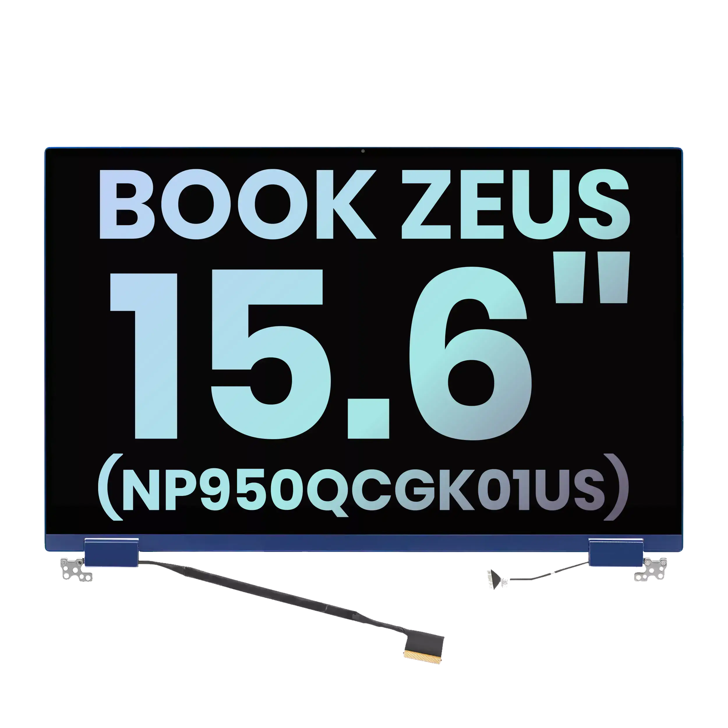 LCD Display with Touchscreen for Samsung Galaxy Book Zeus 15.6" (NP950QCGK01US) Service Pack Subins-Blue
