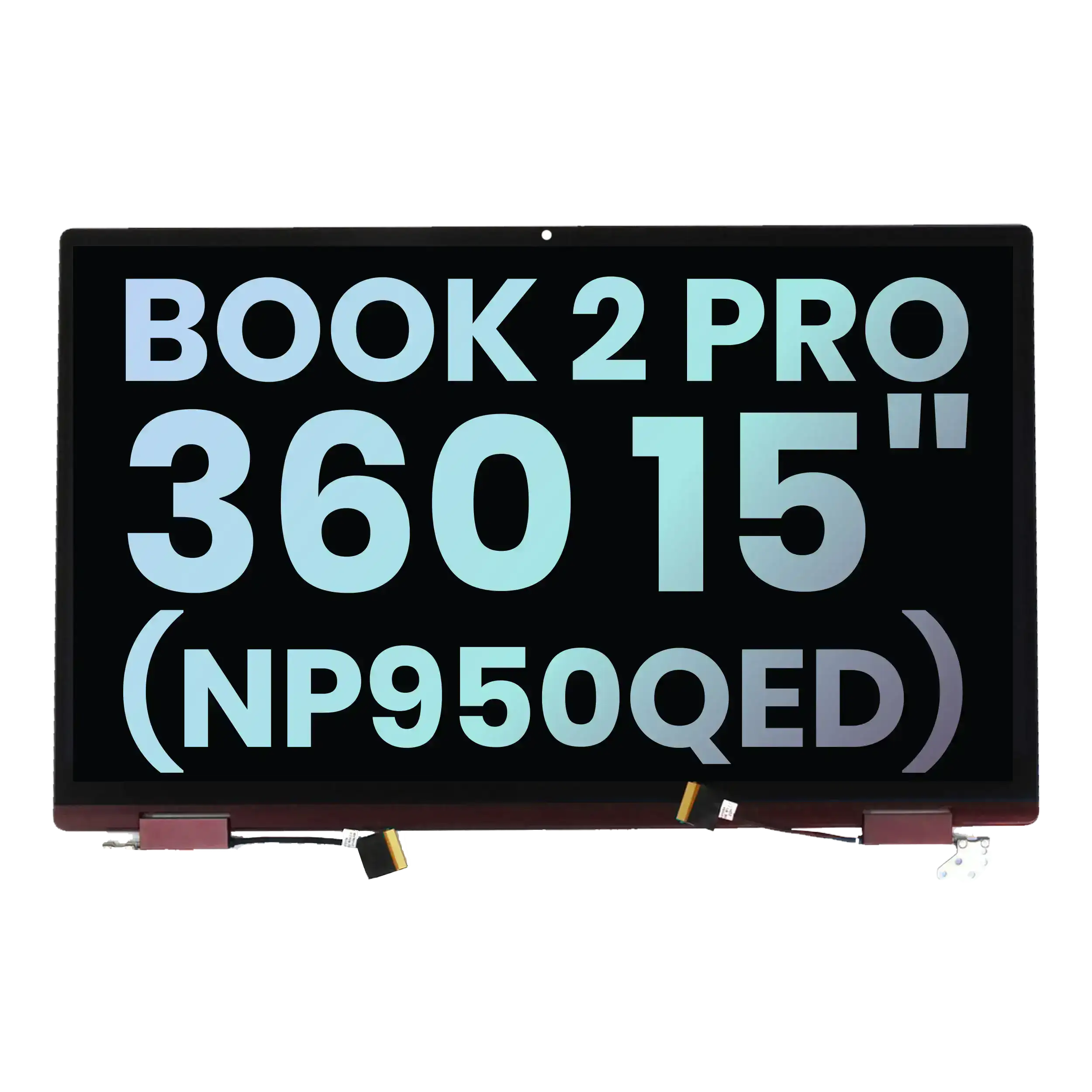 LCD Display (Service Pack) for Samsung Galaxy Book 2 Pro (360) 15 Inch NP950QED - Subins dark Red
