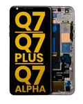 LCD-Display mit Rahmen für LG Q7/Plus/Alpha (generalüberholt) Lavendelviolett