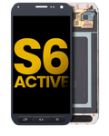 Frameless OLED Display for Samsung Galaxy S6 Active (Refurbished) (Blue)