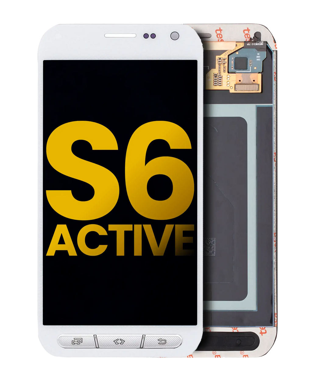 OLED Display without Frame for Samsung Galaxy S6 Active (Refurbished) (White)