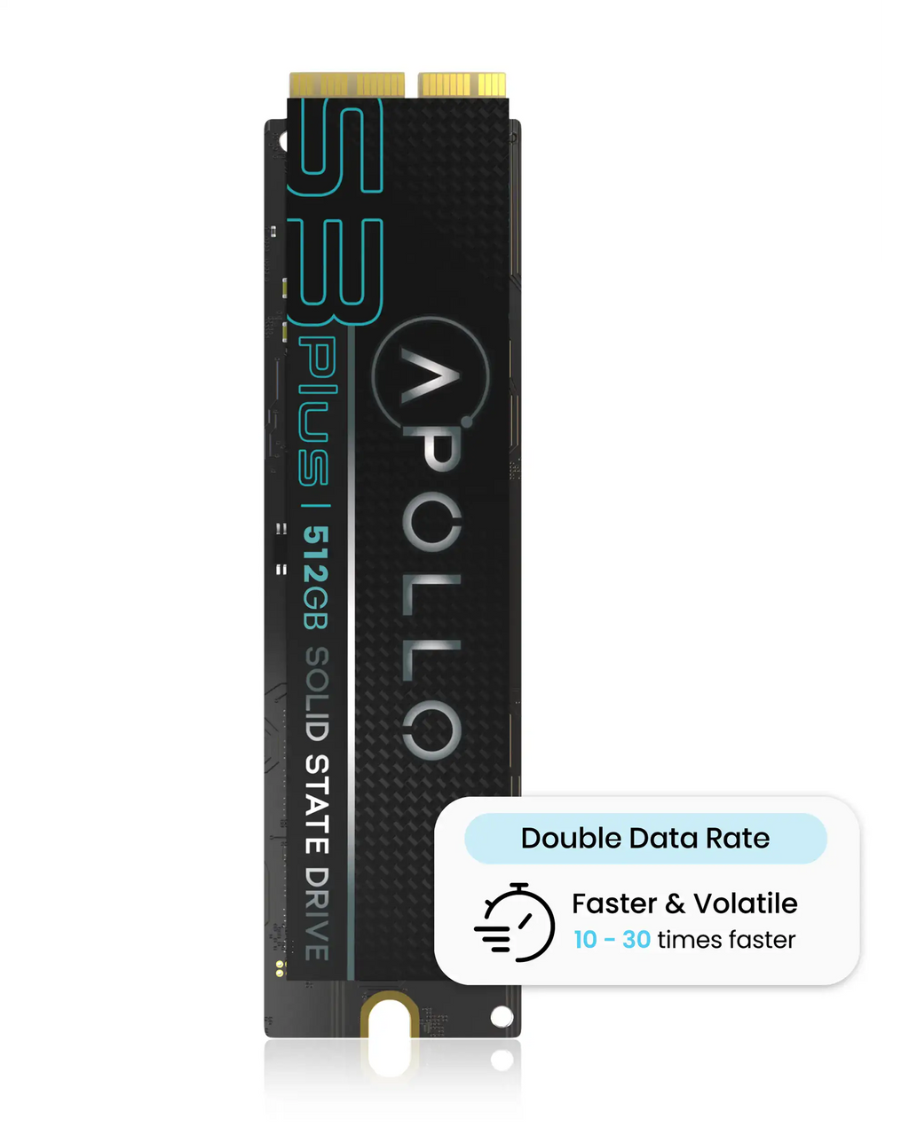 APOLLO Hochleistungs-SSD S3 Plus PCIe 512GB (mit DDR)