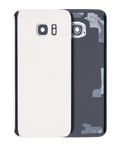 Back Cover with Camera Lens for Samsung Galaxy S7 Edge (No Logo) (Aftermarket Plus) (White)