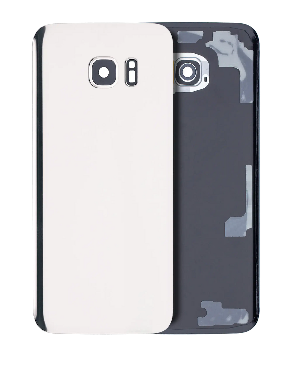 Back Cover with Camera Lens for Samsung Galaxy S7 Edge (No Logo) (Aftermarket Plus) (White)