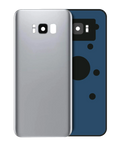 Samsung Galaxy S8 Backcover mit Kameralinse ohne Logo Arctic Silver Aftermarket