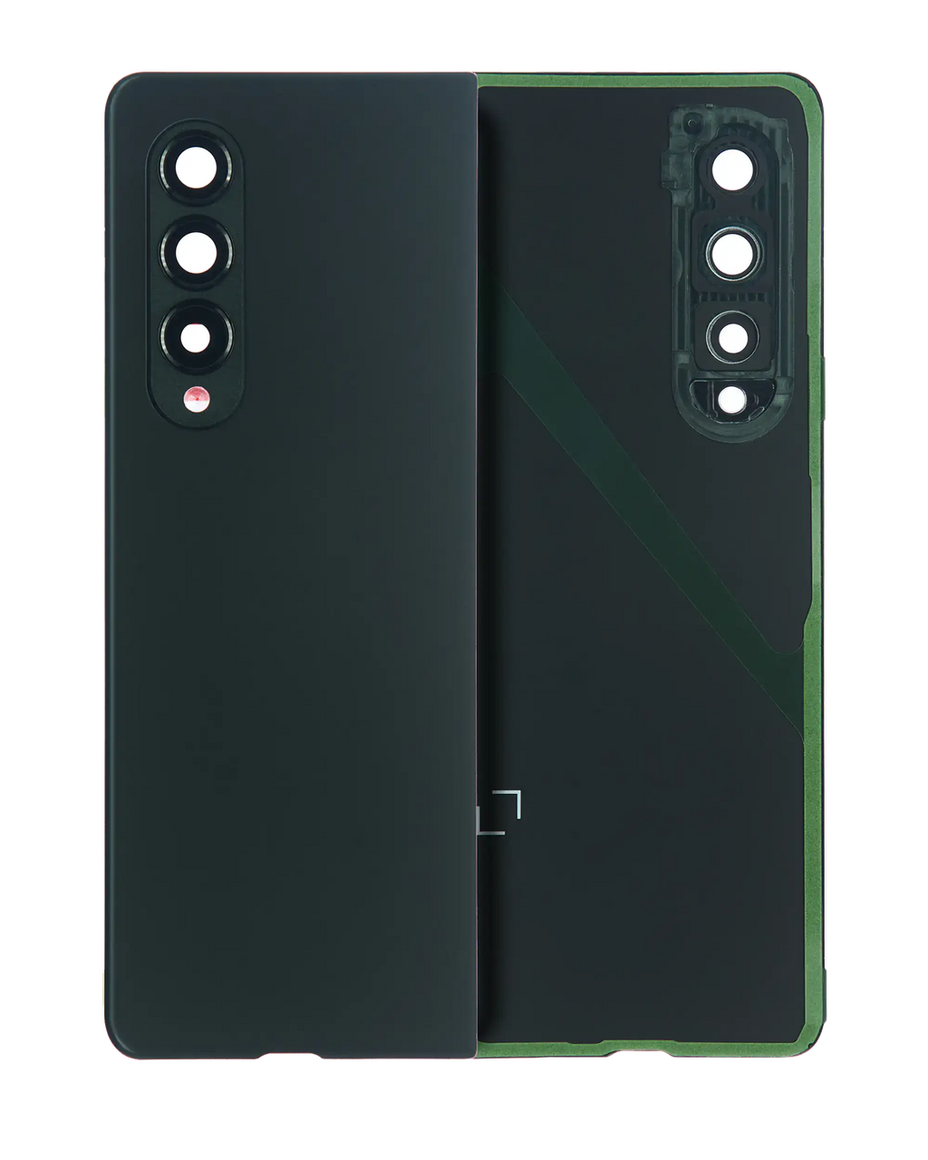 Backcover mit Kameralinse für Samsung Galaxy Z Fold 3 5G (Premium) (Phantom Green)