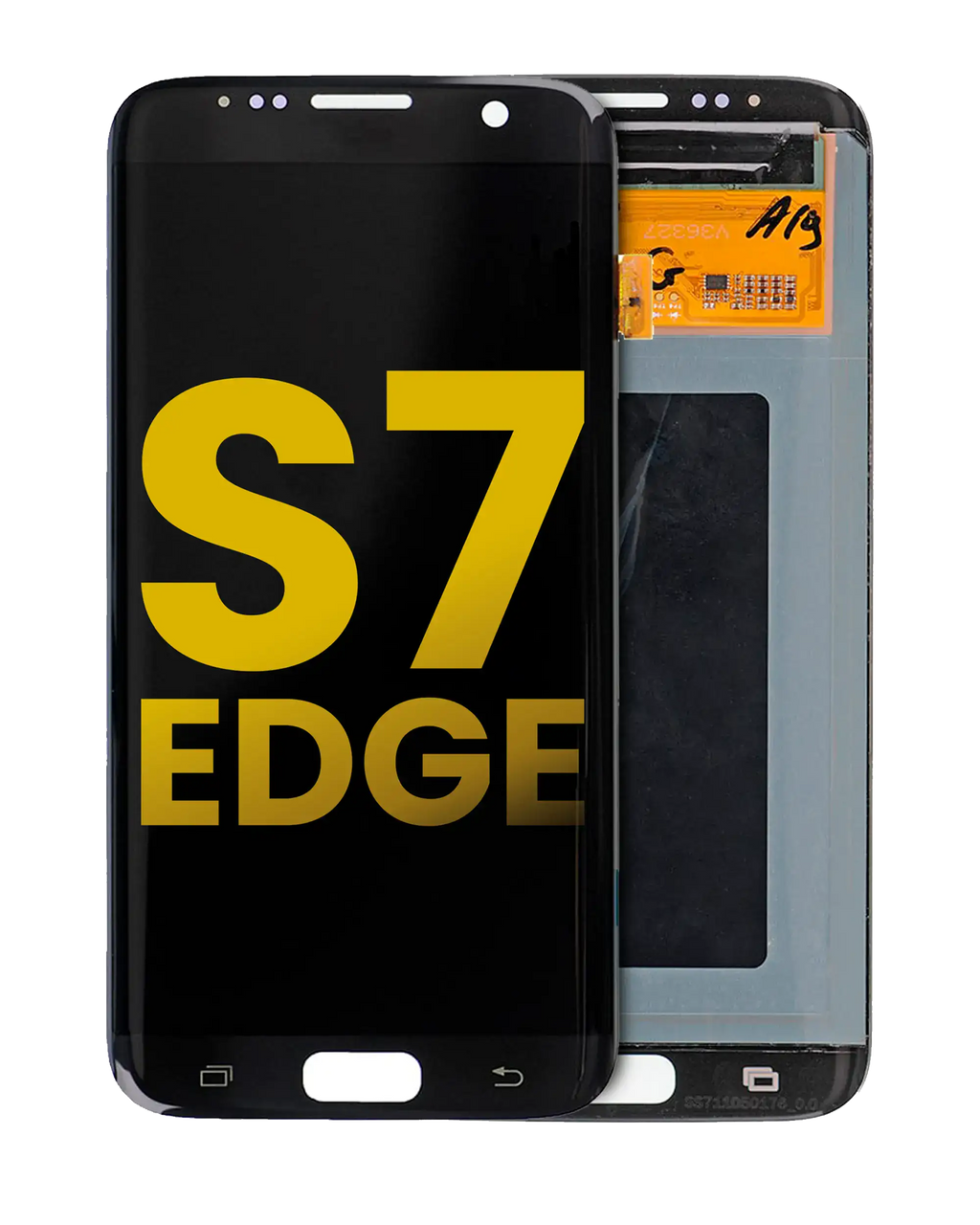 OLED Display without Frame for Samsung Galaxy S7 Edge (All Models) (Refurbished) (Black)