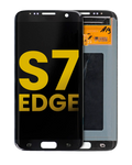 OLED-Display ohne Rahmen für Samsung Galaxy S7 Edge Refurbished Schwarz