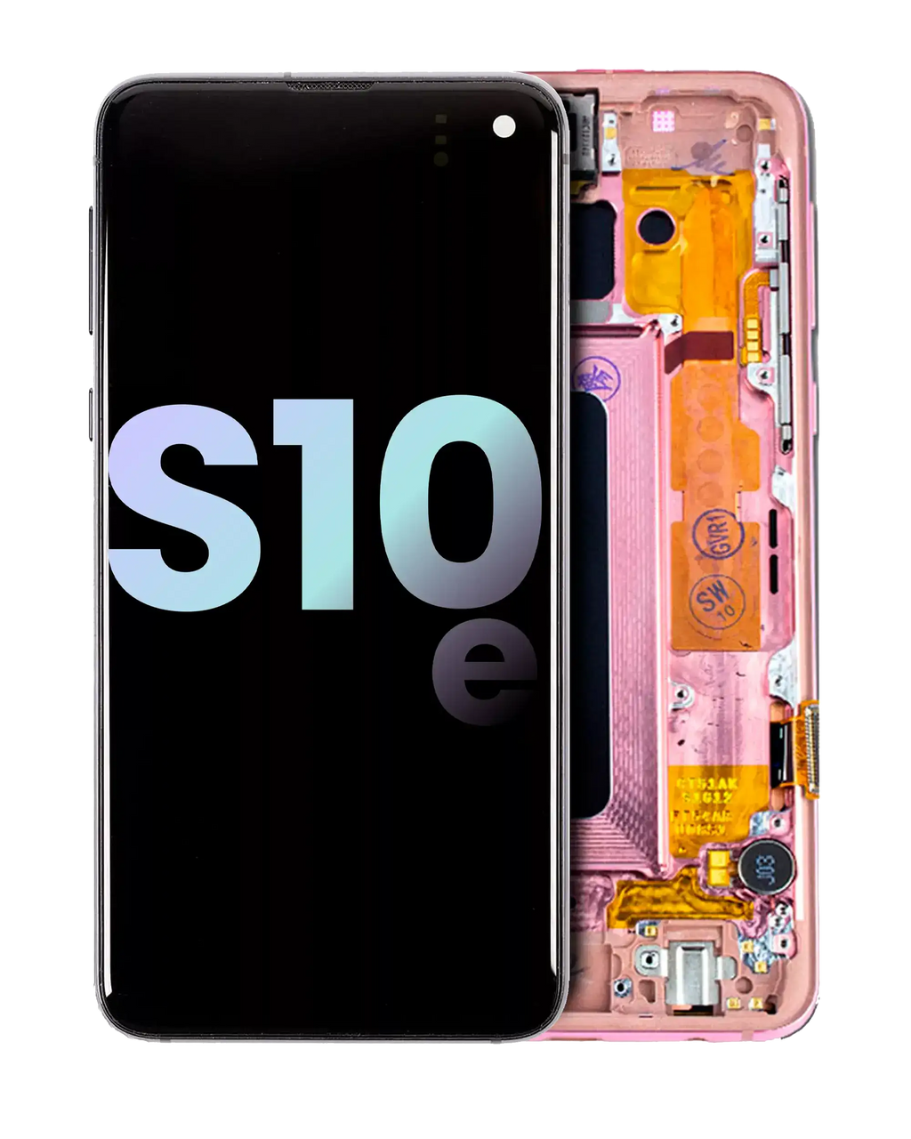 OLED Display with Frame for Samsung Galaxy S10E (Service Pack) (Flamingo Pink)